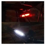 چراغ جلو و عقب دوچرخه ضد آب مدل BS-001 با نور سفید و قرمز ۱۰۰ لومن و ۱۶ LED COB