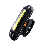چراغ دوچرخه ضد آب BS-001 دارای ۱۶ لامپ LED COB با حالت نور ثابت و چشمک زن