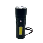 چراغ قوه TC-107 با LED مهتابی و COB بزرگ روی دسته