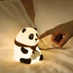 چراغ خواب سیلیکونی پاندا مخصوص اتاق کودک