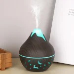 دستگاه بخور و رطوبت ساز سرد و خوشبو کننده هواطرح چوب مشکی QSJ-90-PRO