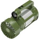 چراغ کمپینگ شارژی خورشیدی TC-F-608 با پنکه قابل تنظیم