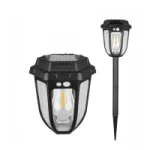 چراغ خورشیدی پارکی LC-86-D با بدنه ABS و نور LED