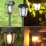چراغ سردری و پارکی سولار LC-86-D مناسب فضای باز