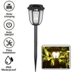 چراغ خورشیدی باغچه ای و دیواری LC-86-D با نور LED