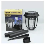 بسته بندی چراغ خورشیدی باغچه ای و دیواری LC-86-D با نور LED