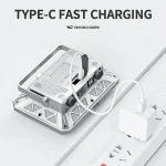 چراغ کار مگنتی 2-TC-W-9318 با پورت USB و Type-C