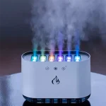 دستگاه رطوبت ساز طرح شعله QD207 با بخار سرد و نورپردازی LED متنوع