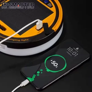 چراغ هوشمندکمپینگ مدل TC-D88-2-نمای نزدیک با پاور بانک